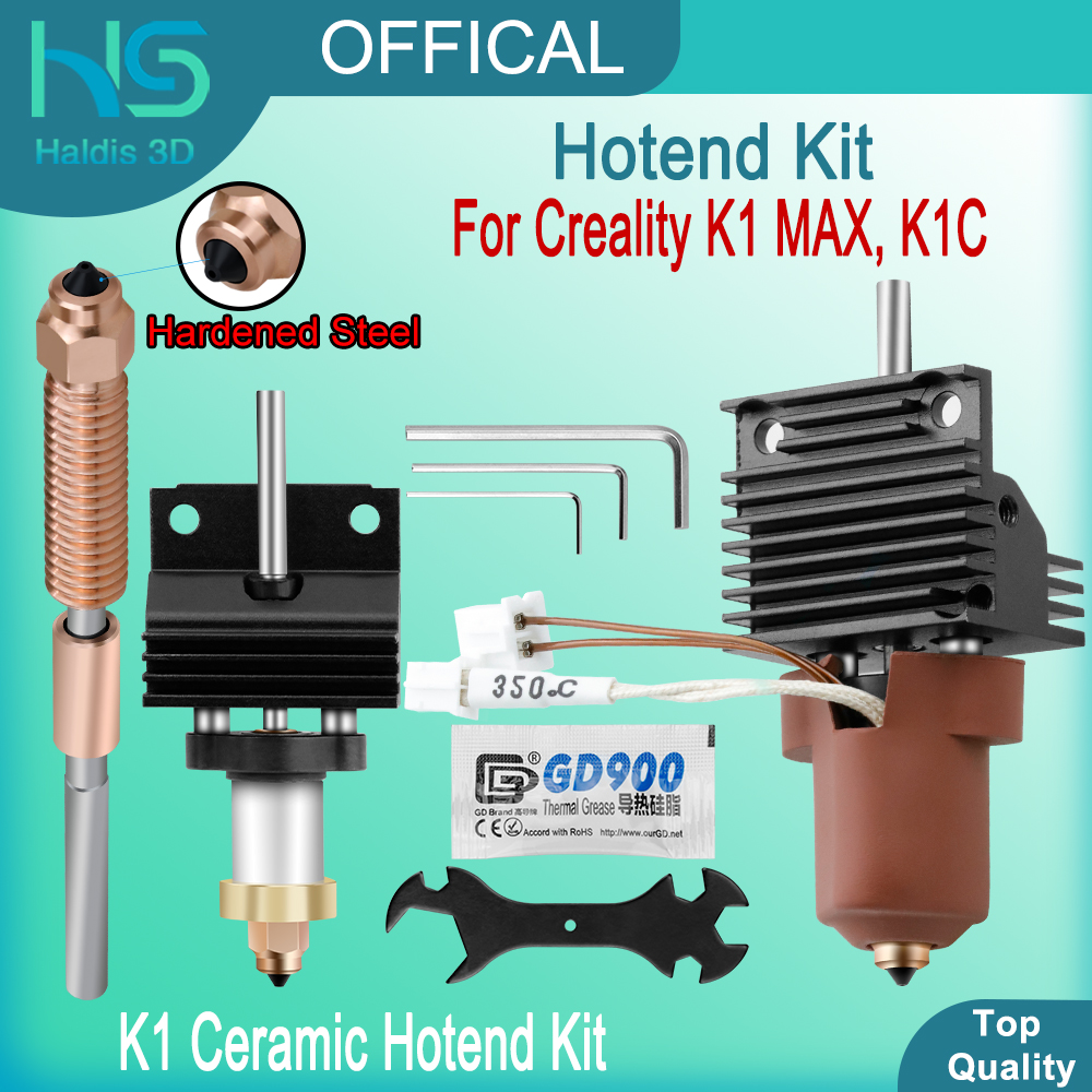 High Flow Ceramic Hotend - Kit Hotend mejorado para Creality K1C/K1