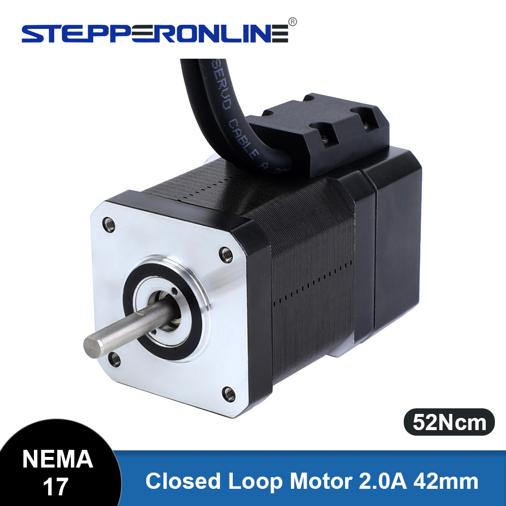 Closed Loop Stepper Motor Nema 17 - STEPPERONLINE-Motor paso a paso de bucle