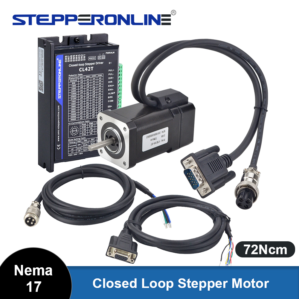 Closed Loop Stepper Motor Nema 17 - STEPPERONLINE TP Series Nema 17 Kit