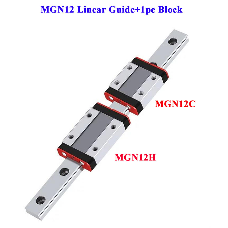 Linear Rail Mgn12H Set - Guía lineal de 12mm MGN12 carril