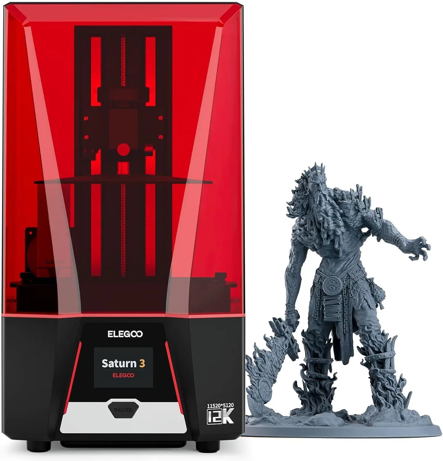 12K Monochrome Lcd Resin 3D Printer - Saturn 3 MSLA 12K 3D Printer