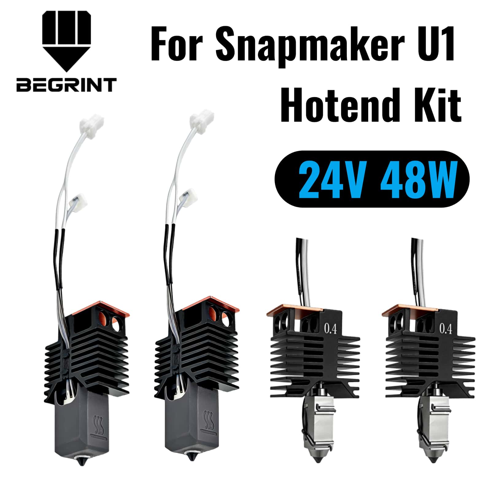 High Flow Ceramic Hotend - Kit de Bloque de Cerámica para