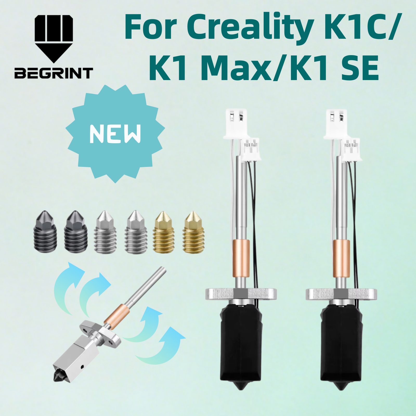 High Flow Ceramic Hotend - Kit de Bloque de Calentamiento Cerámico