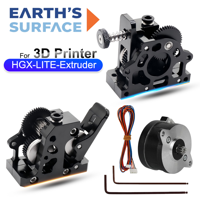 Extrusor de reducción de acero - Direct Drive Dual Gear Extruder High Speed reseña y precio