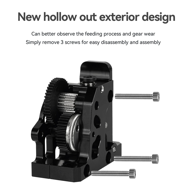 Extrusor de reducción de acero - Direct Drive Dual Gear Extruder High Speed reseña y precio