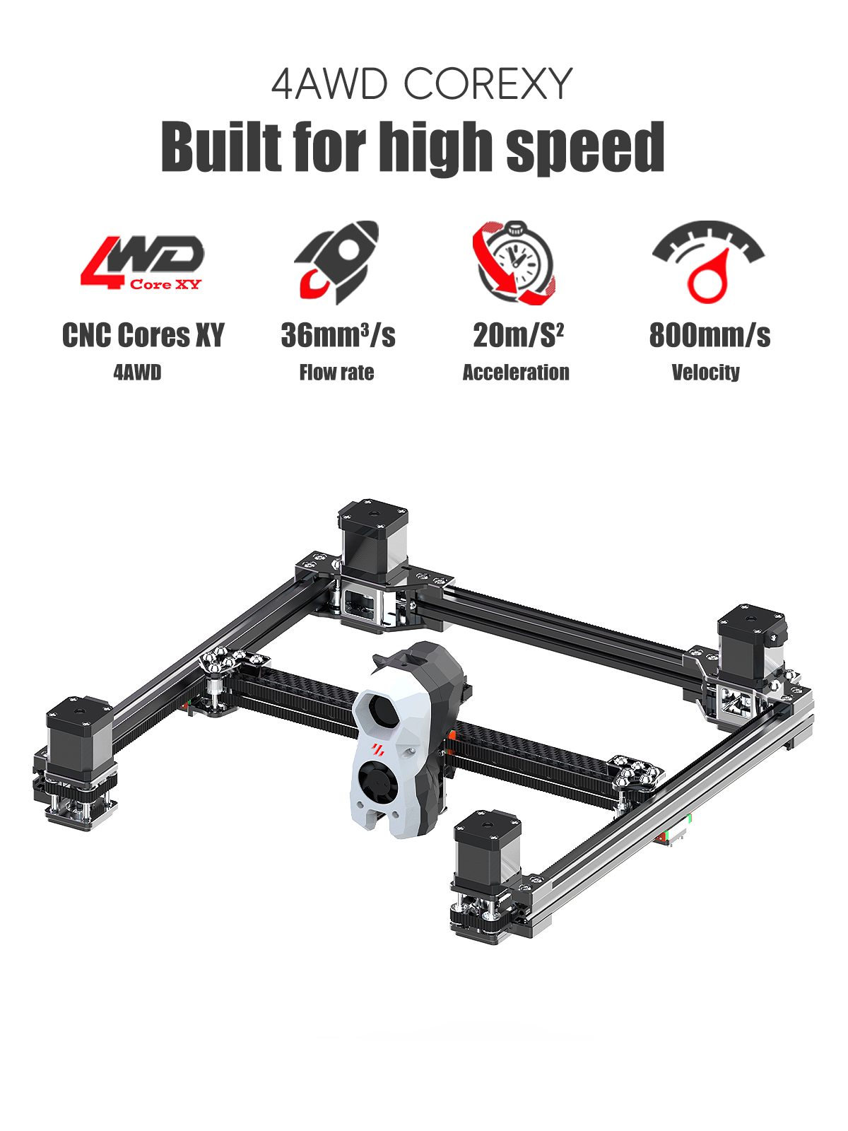 SIBOOR Voron Trident [junio] i - Corexy 3D Printer Kit reseña y precio