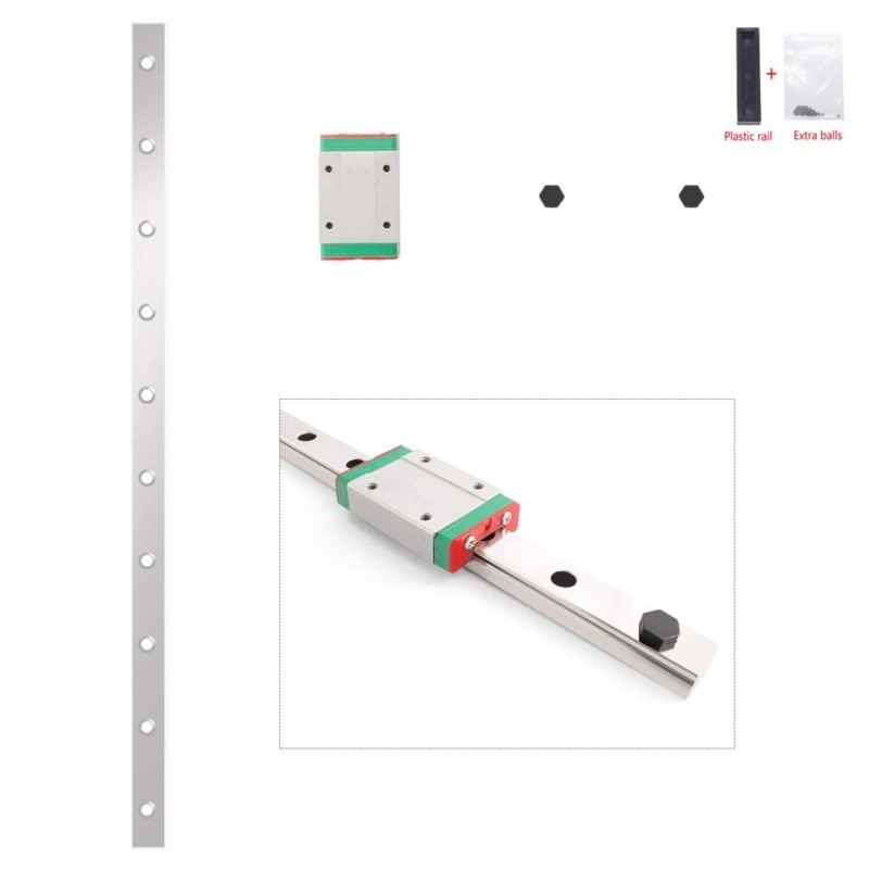 Guía lineal de 12mm, carril MG - Linear Rail Mgn12H Set reseña y precio