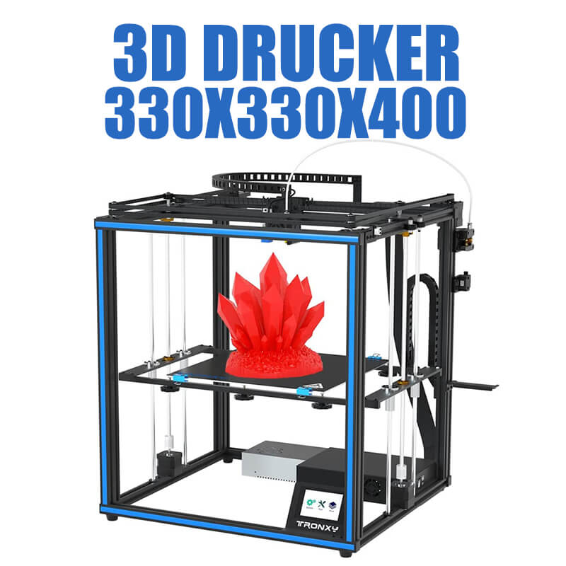Tronxy-impresora 3D X5SA, tama - Corexy 3D Printer Kit reseña y precio