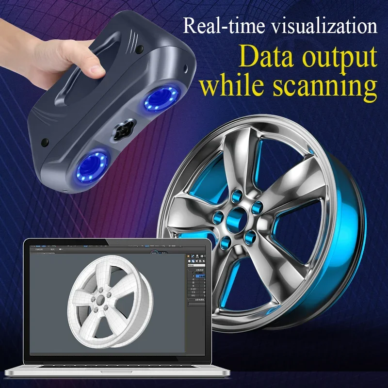 Escáner láser 3D portátil de m - Handheld 3D Scanner High Precision reseña y precio
